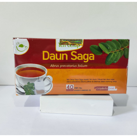 

Teh Daun Saga Griya Herba 20 Kantong Teh Celup Teh celup Herbal alami untuk batuk gurah dan gejalanya