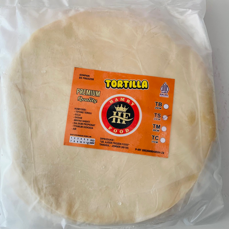 

kulit kebab Tortilla 23cm 20lembar PREMIUM