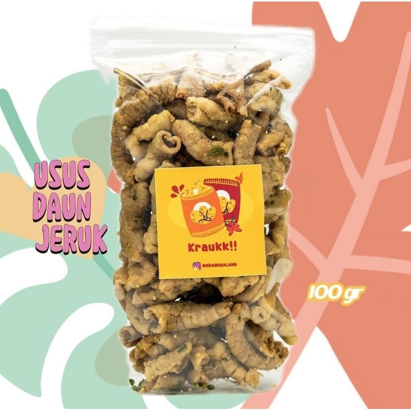 

Kripik Usus Daun Jeruk (Ori)