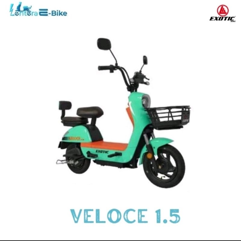 SEPEDA LISTRIK EXOTIC VELOCE 1.5 HIJAU