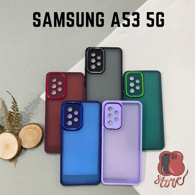 Case Samsung A53 5G Hardcase Dove Matte Metal Protect Camera