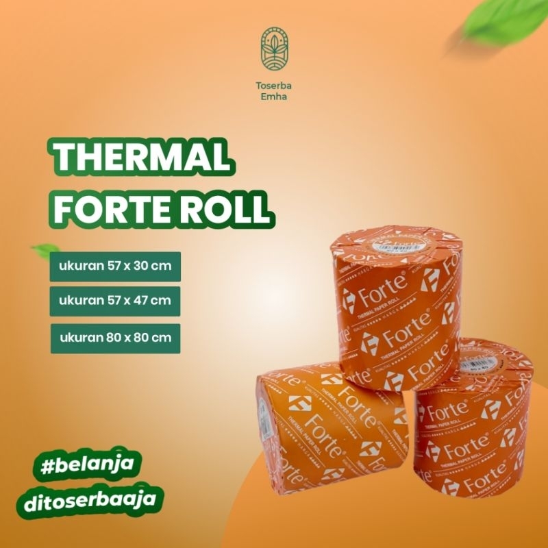 

[Forte] Kertas Thermal Struk Roll Kasir