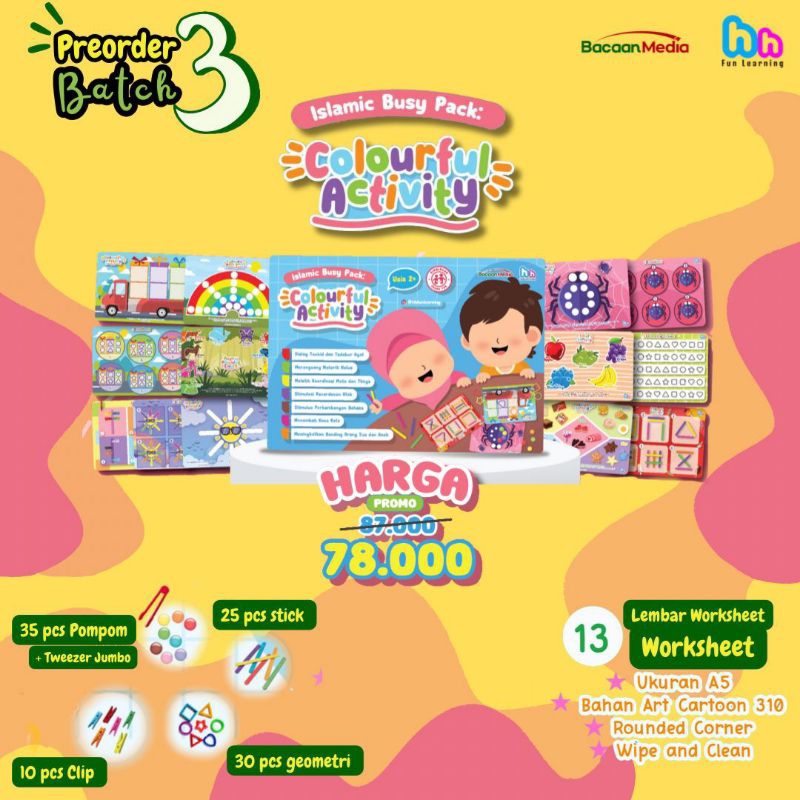 Islamic Busy Pack : Colourful Activity