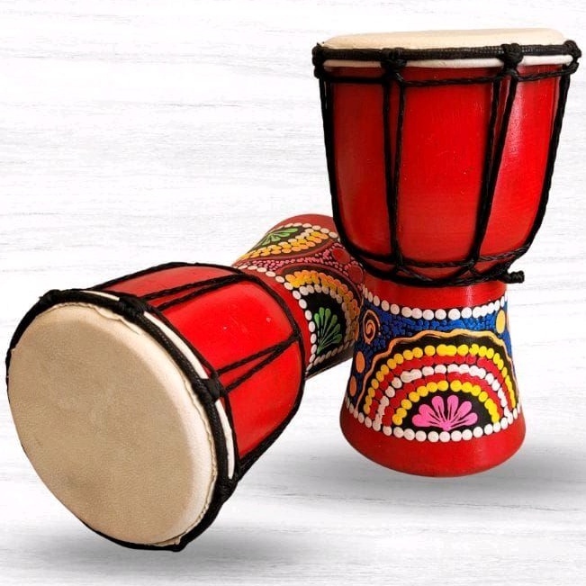 TERBAIK ✔ Alat Musik Mainan Anak Jimbe Kendang Jimbe / Mainan Anak Alat Musik Tradisional Kendang Ji