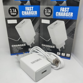 Charger Brand Samsung 3.1A Qualcomm Quick Charge 3.0 Kabel Micro