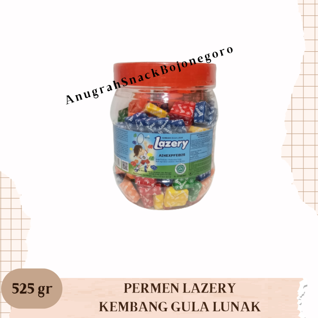 

Permen Lazery Kembang Gula Lunak 525gr