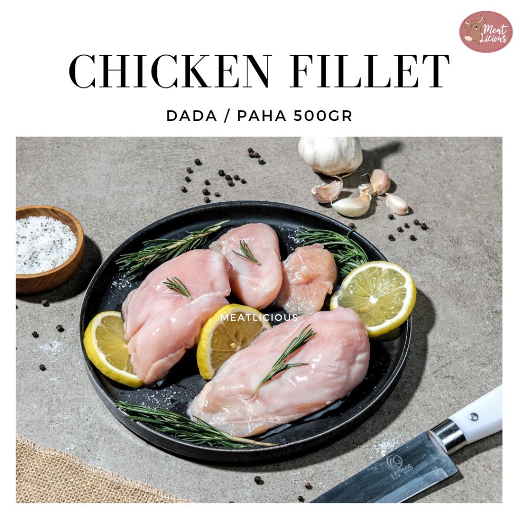 

Chicken Fillet (dada / paha) / Chicken SKIN kulit / Chicken SLICE - 250gr dan 500gr