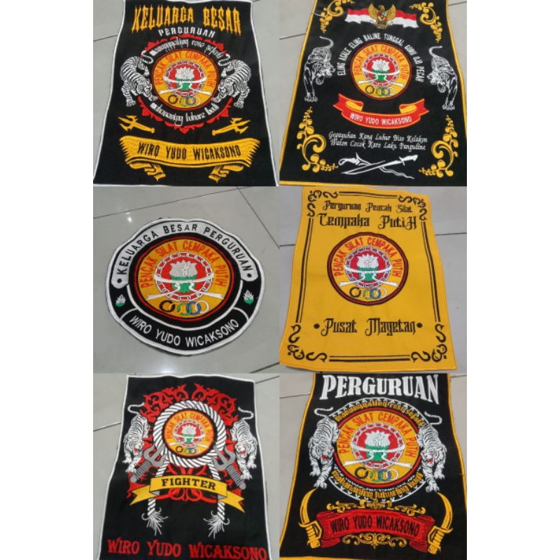 BED BORDIR PUNGGUNG PSCP BET CEMPAKA PUTIH BORDIR TERBARU