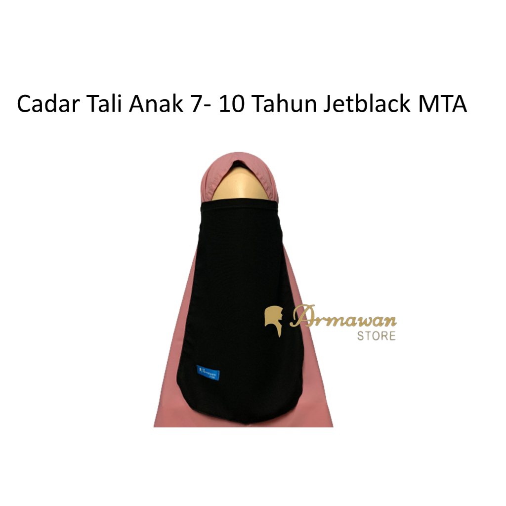 Cadar Tali Anak Umur 7 - 10 Tahun Jetblack MTA