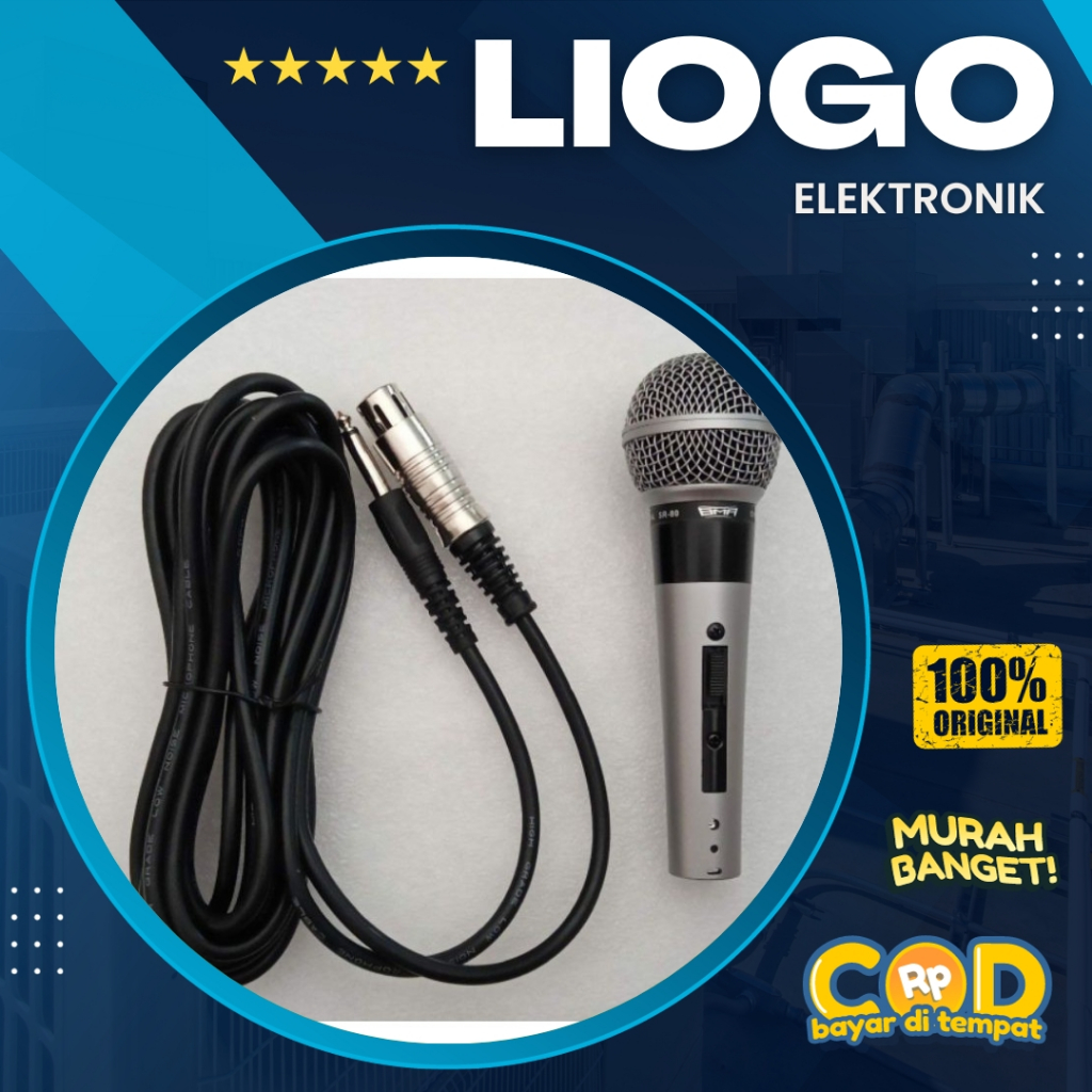 MIC BMA SR-80 MICROPHONE KABEL BMA SR 80