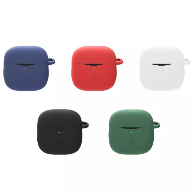 Terbaik.. Case Casing Silicon Protective SoundPeats Air 3 / Air3 + Carabiner