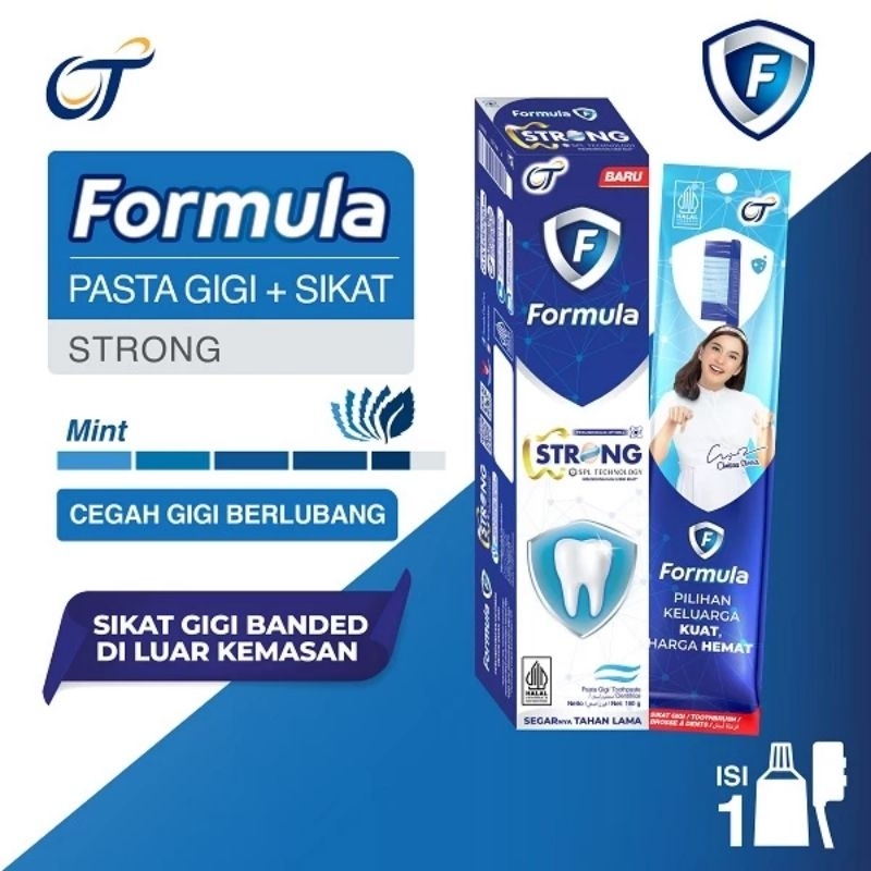 [BELI ODOL GRATIS SIKAT GIGI] Formula Pasta Gigi Strong / Family / Amanah Siwak / Proteksi 75 gr / 1