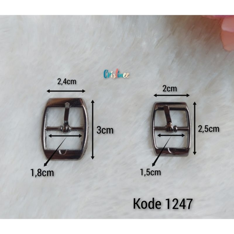 RB Gesper tusuk/ Ring gesper jarum ( 12pcs)