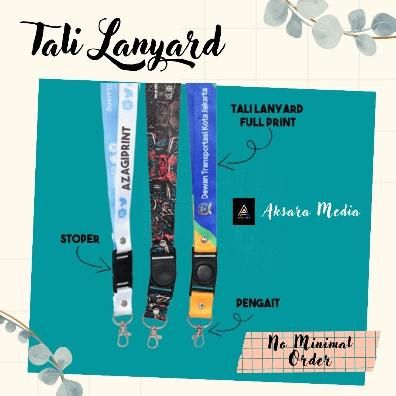 

Tali Lanyard Pesanan Khusus 77pcs