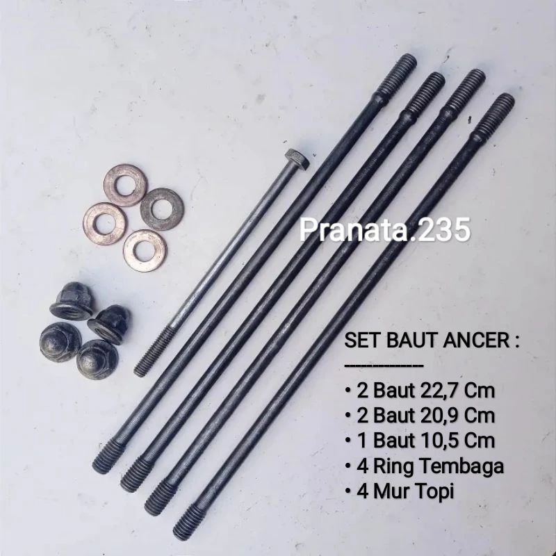 Set Baut Ancer Original Honda CB GL 100 125 Pro Max Series Neotech Megapro Baud Angker Tanam Tusuk S