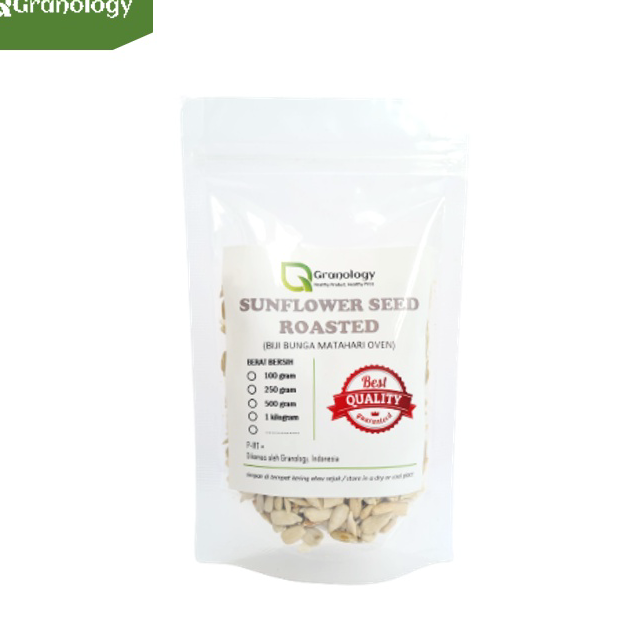 

➼➳✿✯ Roasted Sunflower Seed / Biji Bunga Matahari Oven (100 gram) by Granology Kirim Langsung