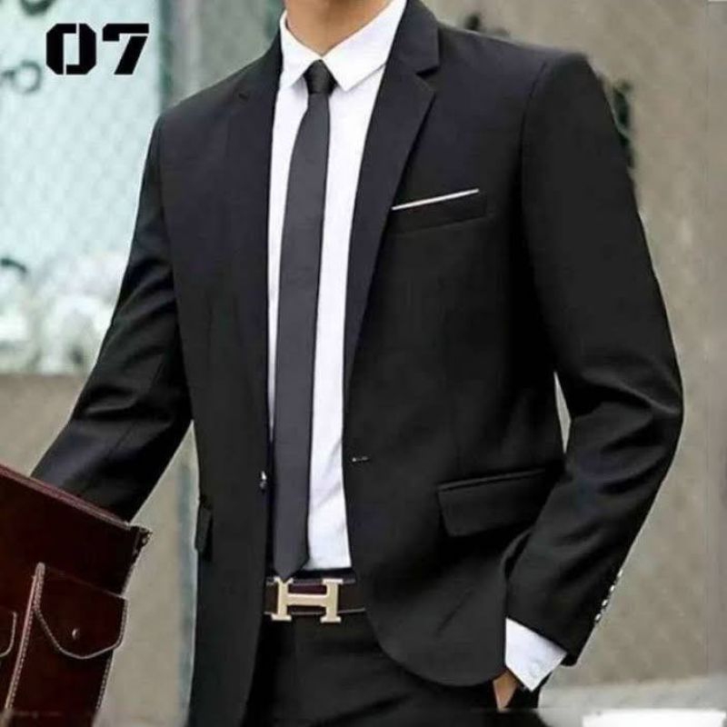 JAS PRIA DEWASA / BLAZER HITAM PRIA