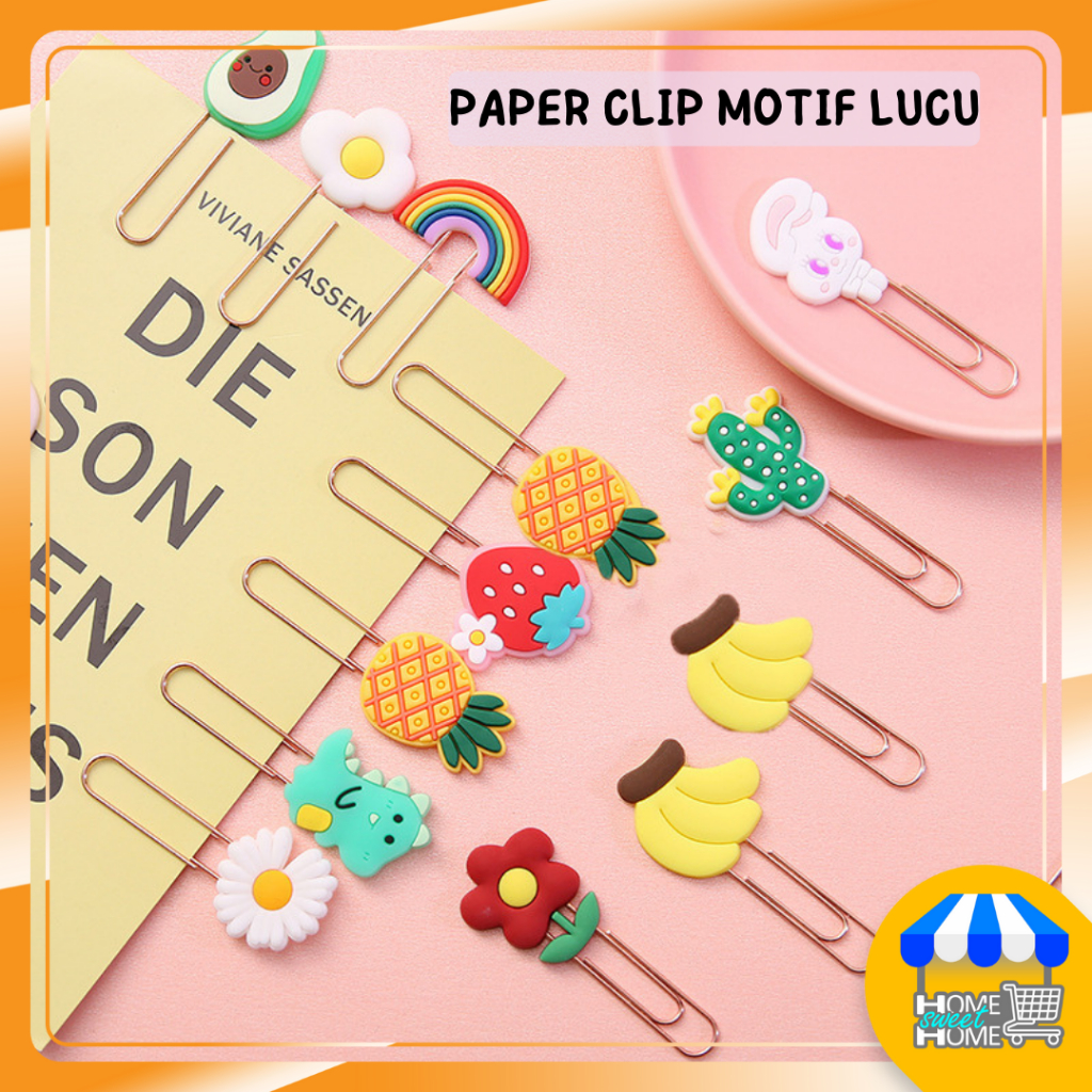 

Paper Clip Penjepit Kertas Motif Lucu Import Murah