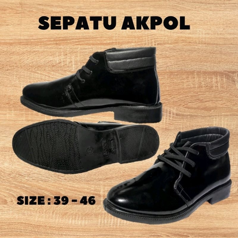 Sepatu PDH akpol/polri.