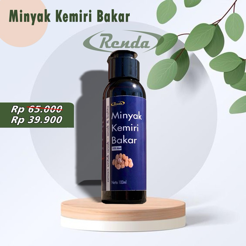 

Minyak Kemiri Bakar 100% Asli (100 ml) | RENDA OIL | Bergaransi