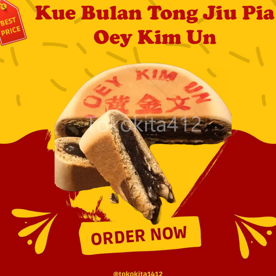 

Bestseller Kue Bulan Oey Kim Un Mooncake Halal Tong Jiu Pia Kue Roda Halal
