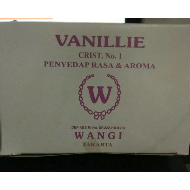 

➫➻❀✺ ISI 100PCS VANILLIE W CRIST NO.1 PENYEDAP RASA & AROMA | VANILI W WANGI | VANILI CRIST Murah Banget