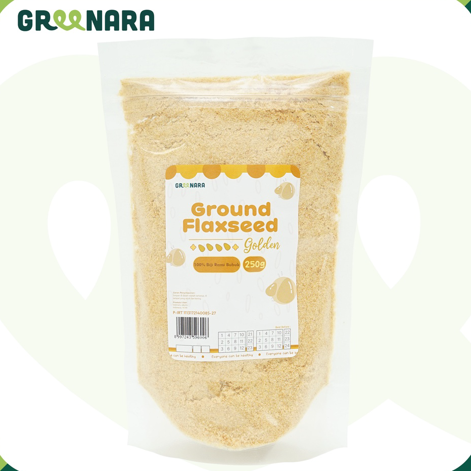 

Ready Bubuk Biji Rami Emas 250gr / Ground Golden Flaxseed Diskon