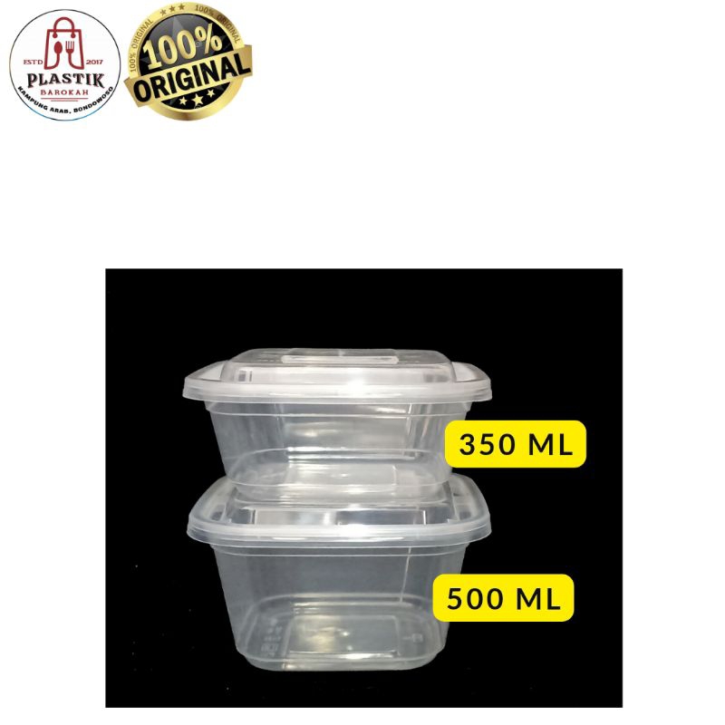 THINWALL SQUARE / THINWALL KOTAK 350 ML / THINWALL 350 ML / THINWAL KLIR