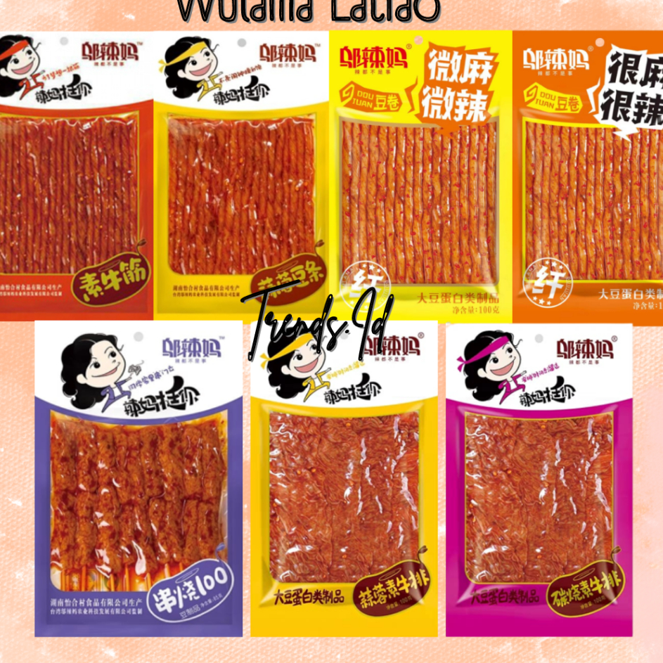 

➱➴≛❉ [BPOM] WULAMA LATIAO HALAL | Cemilan Snack China Vegetarian 100gr Serba Murah