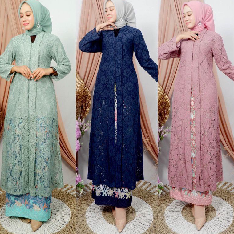 SALE KEBAYA MODERN//SET ROK BRUKAT HAYATI//BAJU PESTA BRUKAT//SERAGAMAN KELUARGA//BAJU KONDANGAN//BA