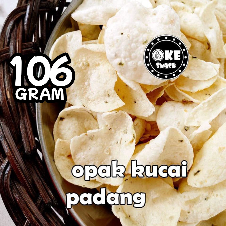 

➙➼✦❃ Keripik Opak Singkong Kucai Mini 106g