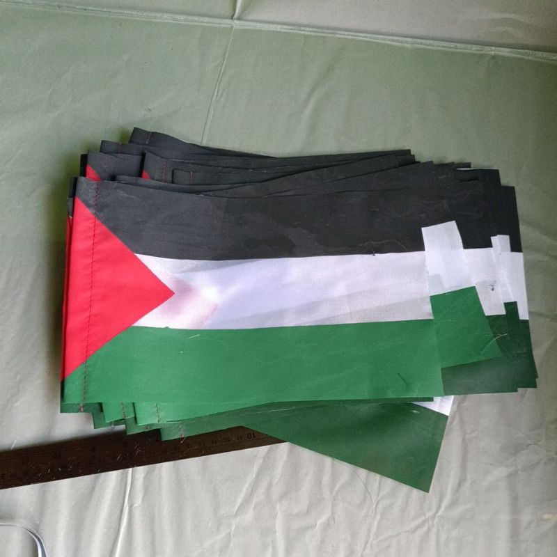 GROSIR BENDERA PALESTINA MINI TERMURAH / BENDERA MINI FREE PALESTINE (TANPA STIK BAMBU)