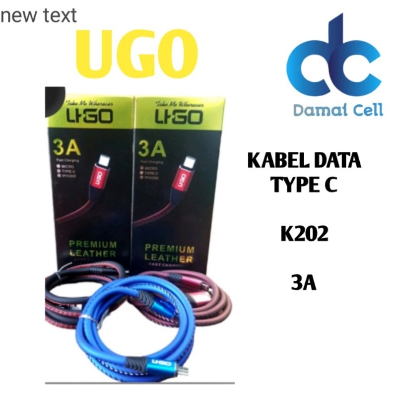 KABEL DATA UGO K202 TYPE-C