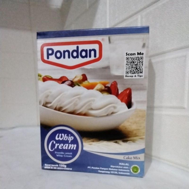 

PONDAN WHIP CREAM 150G