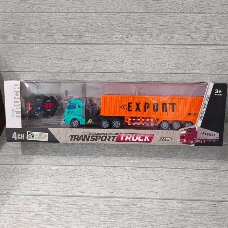 Mainan RC Truk Dump Panjang - Truk Kontainer (Remote Kontrol)