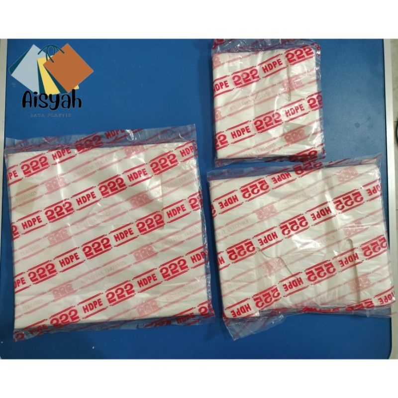 Kantong Kresek / Kantong Plastik / Kresek Bening / Plastik Bening ( Aisyah Jaya Plastik)