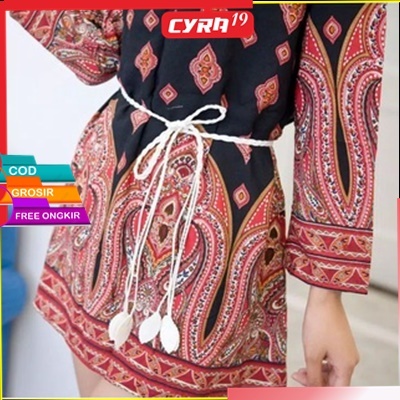 Ikat Pinggang Wanita Belt Strap Kepang Daun / Ikat Pinggang Daun