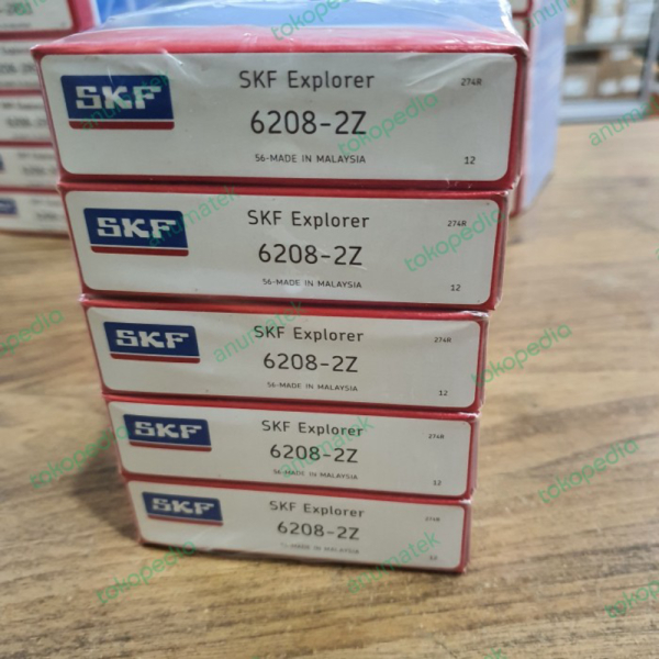 Bearing SKF 6208-2Z 6208 2Z 62082Z Made In Malaysia Limited