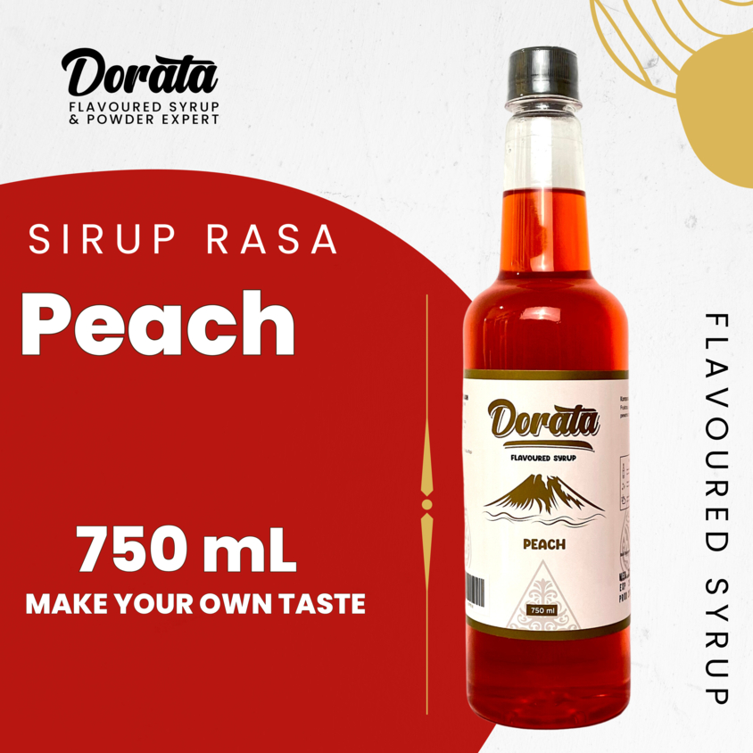 

Syrup Peach Dorata 750 ml - Sirup Dorata Rasa Peach Premium