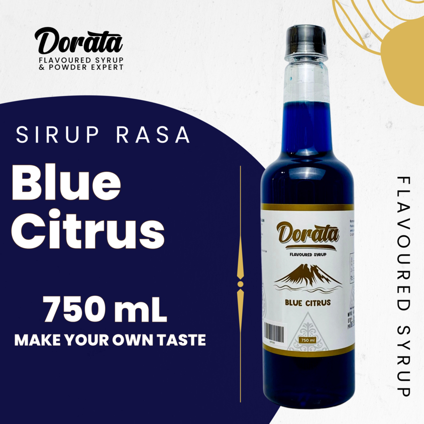 

Syrup Blue Citrus Dorata 750 ml - Sirup Dorata Rasa Blue Citrus Premium