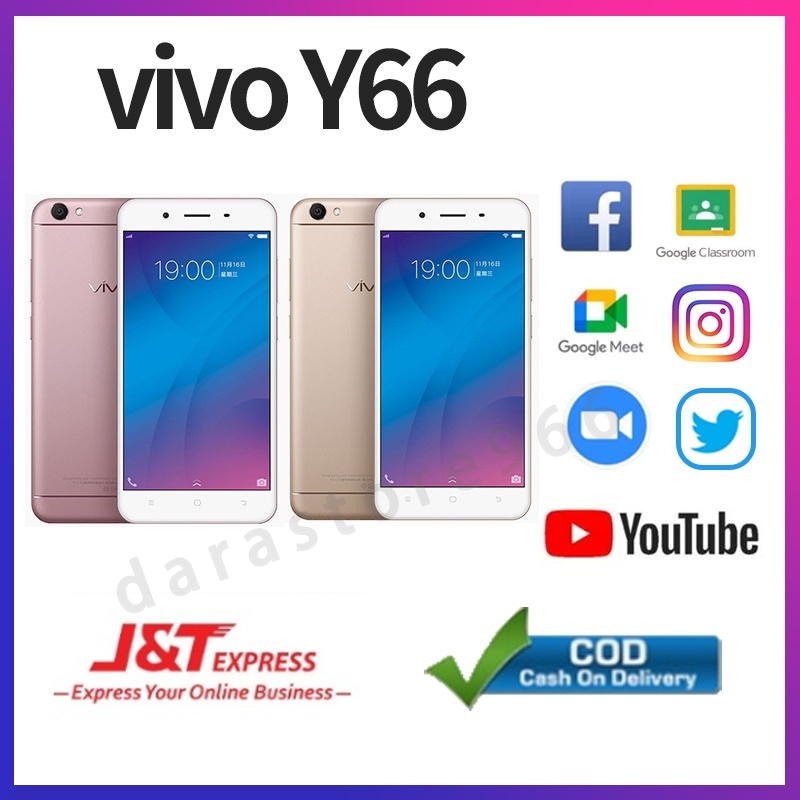 HP VIVO Y66 ram 4/64 4G LTE Android Smartphone 100% GARANSI TOKO
