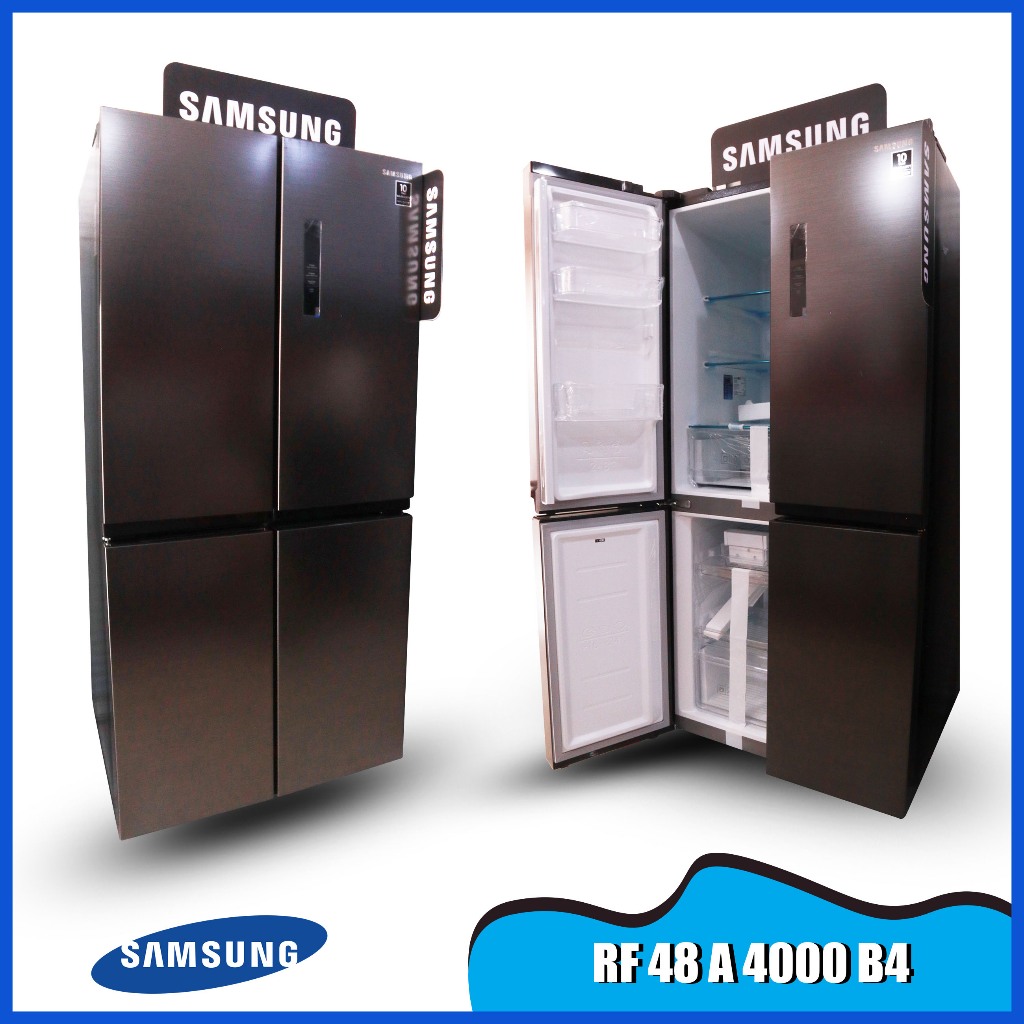 KULKAS 4 PINTU JUMBO SIDE BY SIDE SAMSUNG RF 48 A 4000 B4