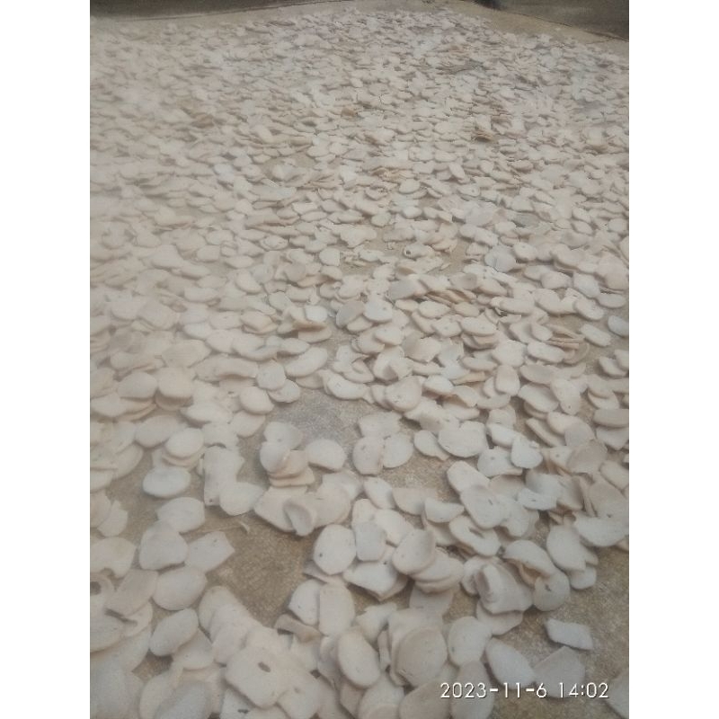 kerupuk udang mentah 1kg