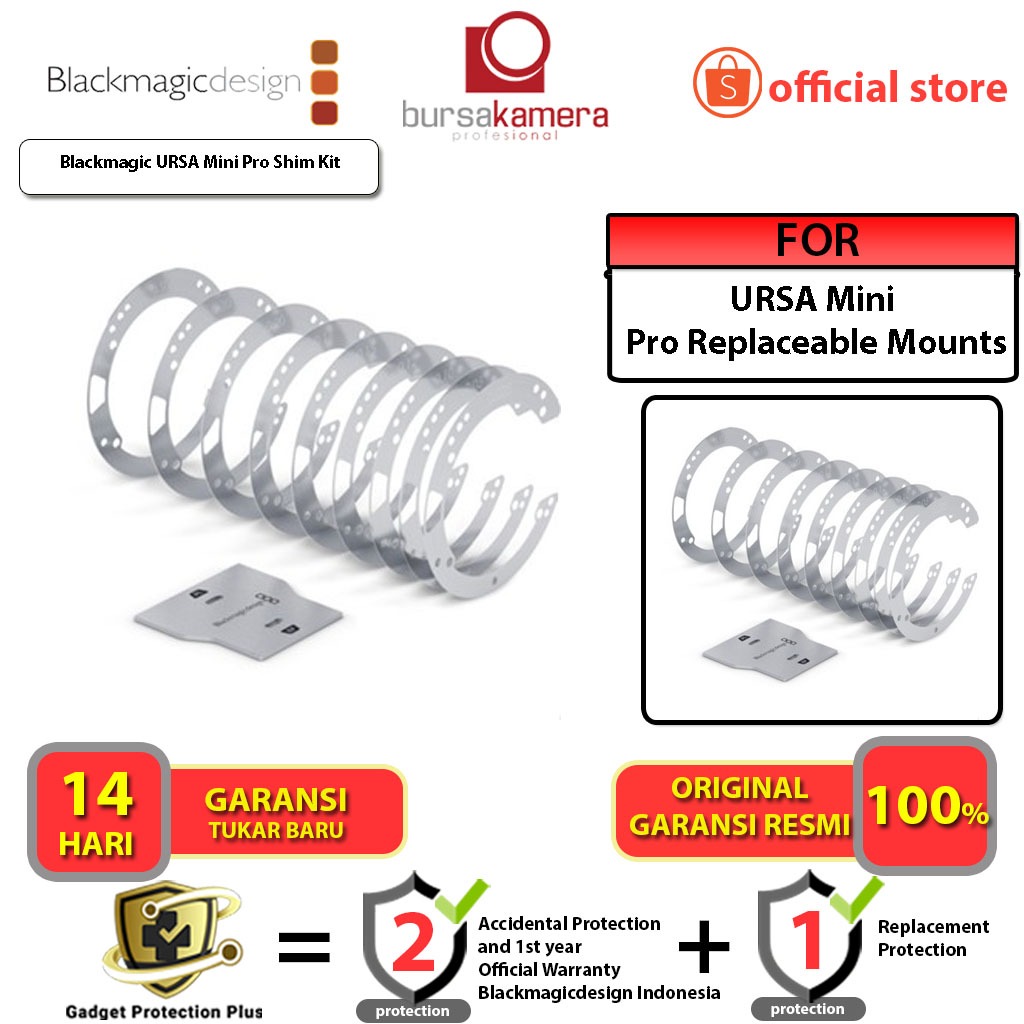 Blackmagic Design URSA Mini Pro Shim Kit