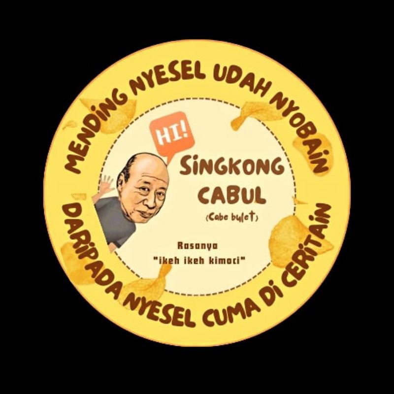 

Keripik singkong pedas manis (SINGKONGCABUL)