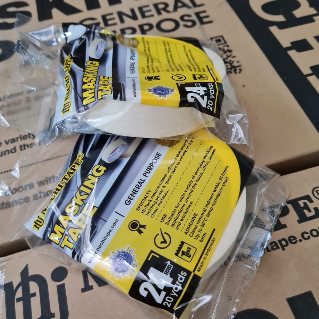 

Masking Tape / lakban Kertas Nachi 24mm