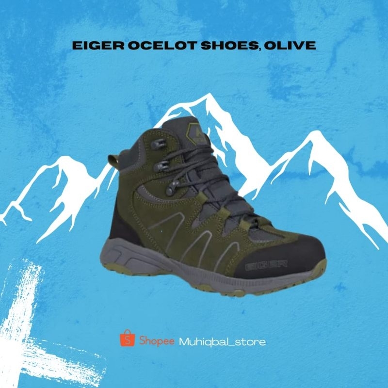 EIGER OCELOT SHOES Kids (Baru), Olive