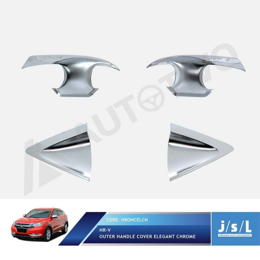 Honda HRV Outer Handle Cover Elegant Chrome Aksesoris JSL