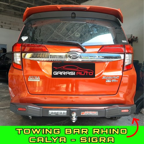 Tanduk Belakang Towing BAR CALYA/SIGRA Rhino Original Bumper Rhino Bahan Besi Tebal