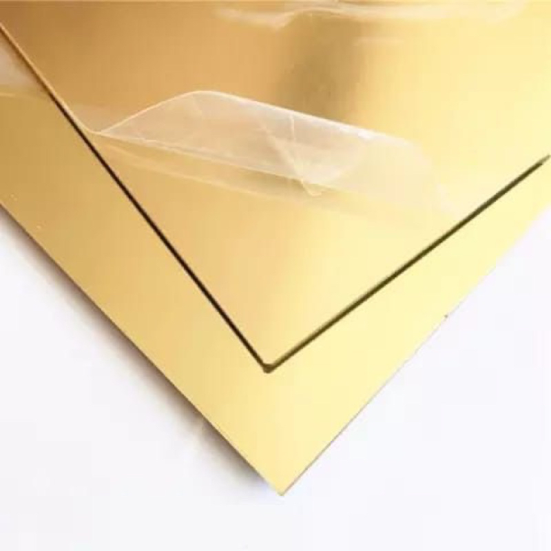 Akrilik Mirror Gold Rose Gold Silver Lembaran